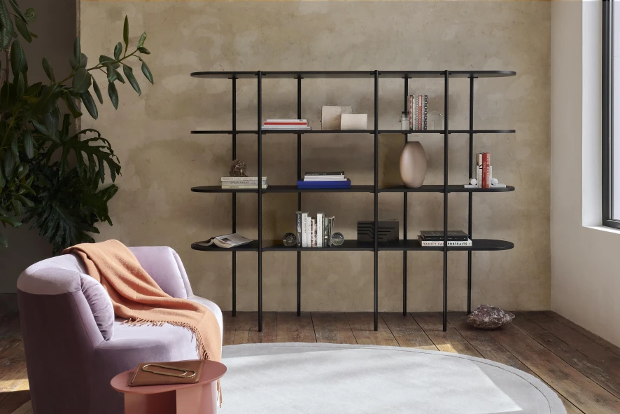 FÉST Sonia Stellingkast Large Eiken Zwart 5 FÉST Sonia Stellingkast Large Eiken Zwart - Afbeelding 5