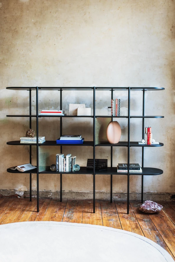 FÉST Sonia Stellingkast Large Eiken Zwart 6 FÉST Sonia Stellingkast Large Eiken Zwart - Afbeelding 6