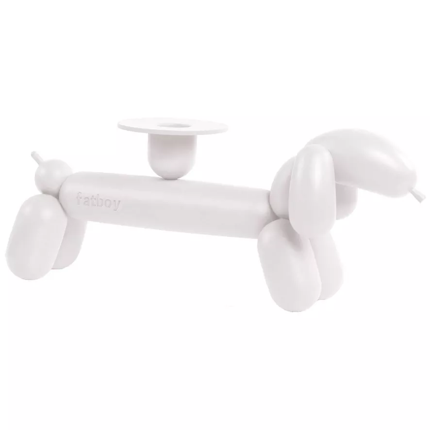 Fatboy Can-Dog Kandelaar Teckel Wit 1 Fatboy Can-Dog Kandelaar Teckel Wit