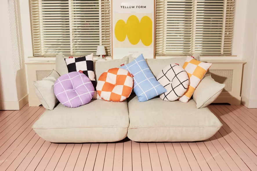 Fatboy Circle Kussen Ø50 Thunder Grey 2 Fatboy Circle Kussen Ø50 Thunder Grey - Afbeelding 2