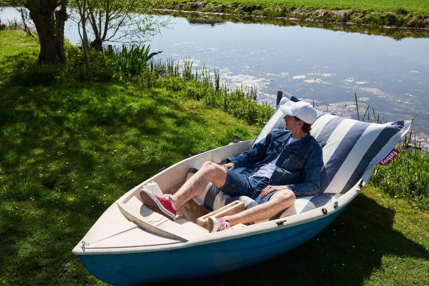 Fatboy Original Outdoor Zitzak Thunder Grey 5 Fatboy Original Outdoor Zitzak Thunder Grey - Afbeelding 5