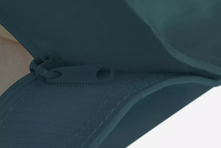 Fatboy Original Slim Velvet Zitzak + Point Poef Recycled Petrol 9 Fatboy Original Slim Velvet Zitzak + Point Poef Recycled Petrol - Afbeelding 9