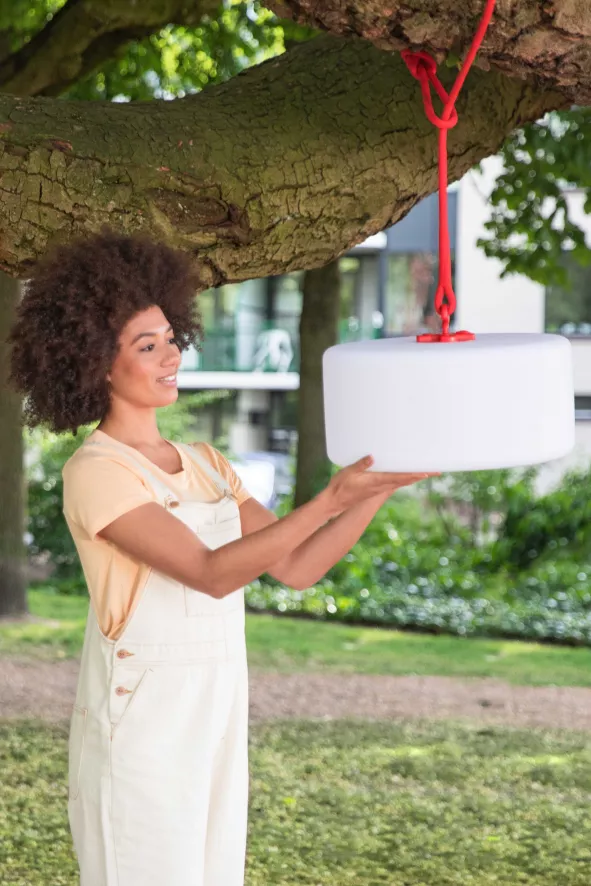 Fatboy Thierry Le Swinger Hanglamp Ø40.5 Lichtgrijs Oplaadbaar 10 Fatboy Thierry Le Swinger Hanglamp Ø40.5 Lichtgrijs Oplaadbaar - Afbeelding 10