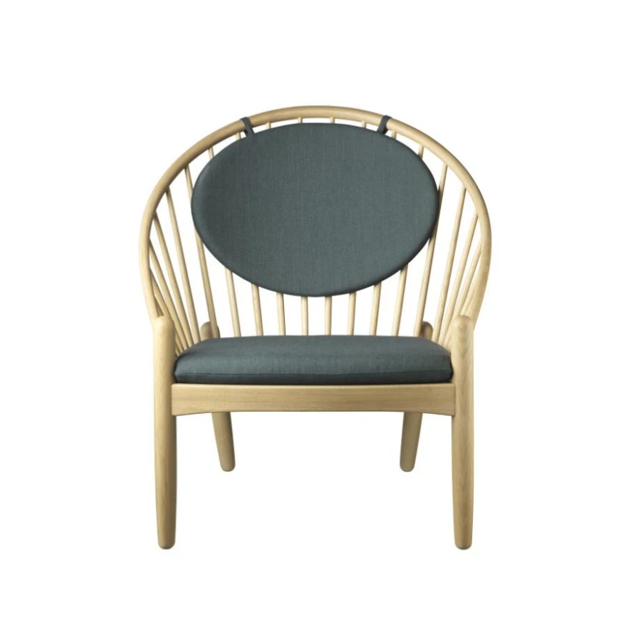 FDB Møbler J166 Fauteuil Eiken Naturel Zwart 2 FDB Møbler J166 Fauteuil Eiken Naturel Zwart - Afbeelding 2