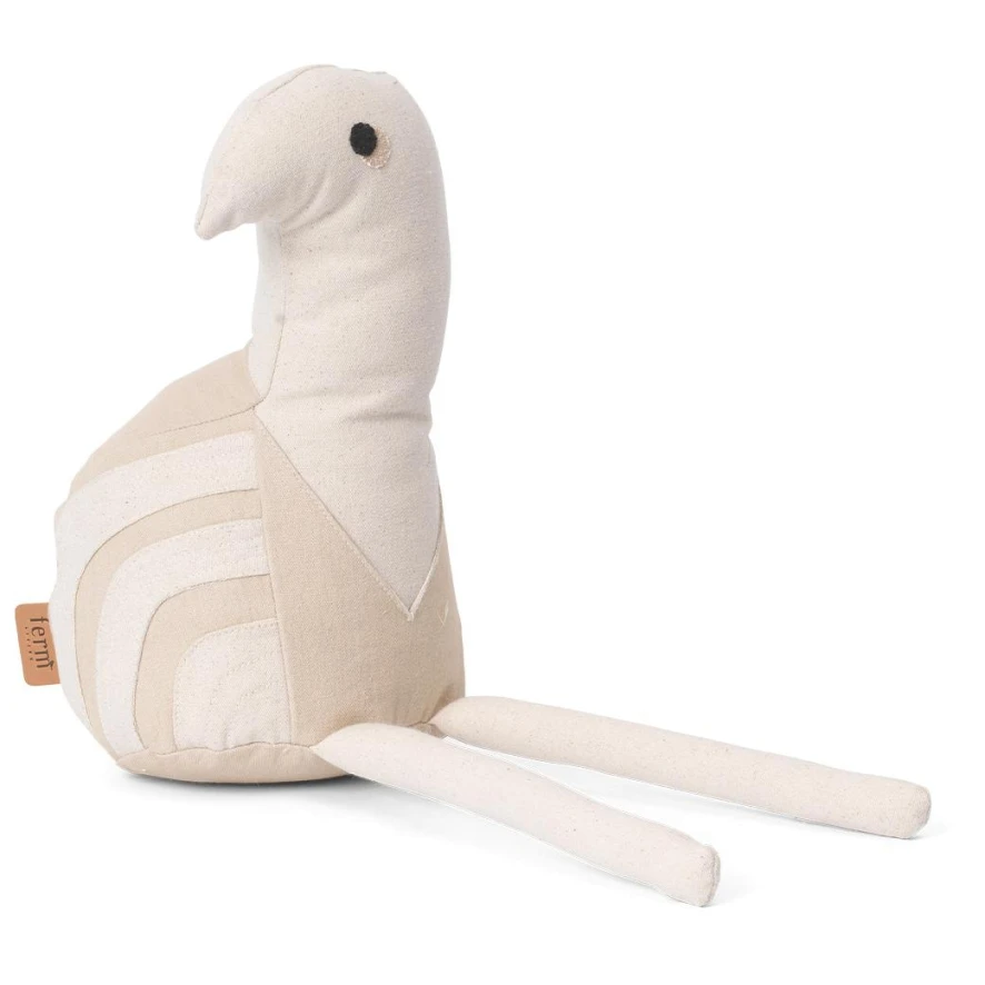 Ferm Living Birdy Teddy Knuffel Off-white 2 Ferm Living Birdy Teddy Knuffel Off-white - Afbeelding 2