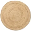 Ferm Living Eternal Jute Vloerkleed Ø240 Naturel