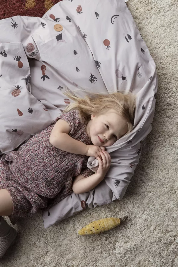 Ferm Living Fruiticana Tufted Vloerkleed 120x80 Pineapple 2 Ferm Living Fruiticana Tufted Vloerkleed 120x80 Pineapple - Afbeelding 2