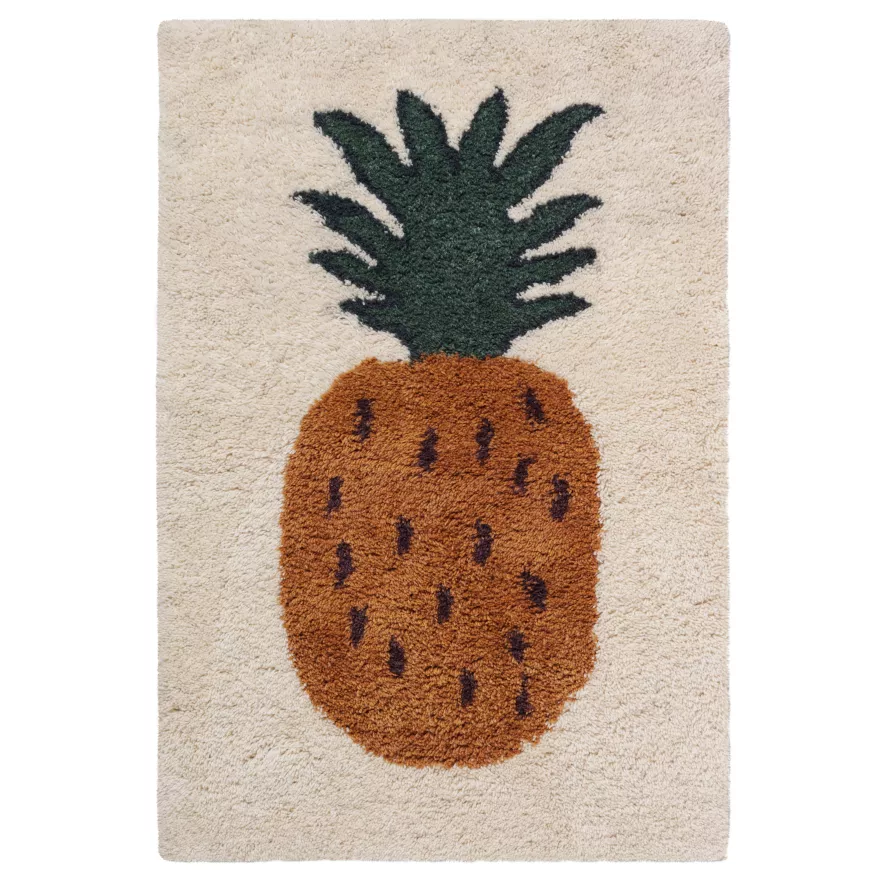 Ferm Living Fruiticana Tufted Vloerkleed 180x120 Pineapple 1 Ferm Living Fruiticana Tufted Vloerkleed 180x120 Pineapple