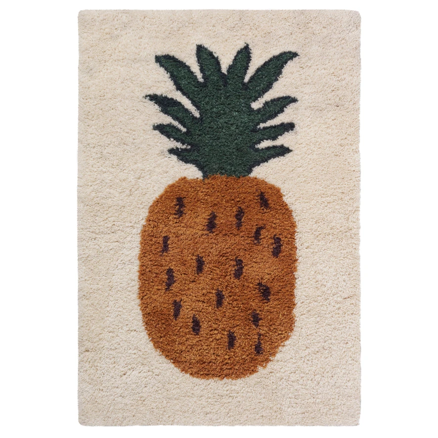 Ferm Living Fruiticana Tufted Vloerkleed 180x120 Pineapple 6 Ferm Living Fruiticana Tufted Vloerkleed 180x120 Pineapple - Afbeelding 6