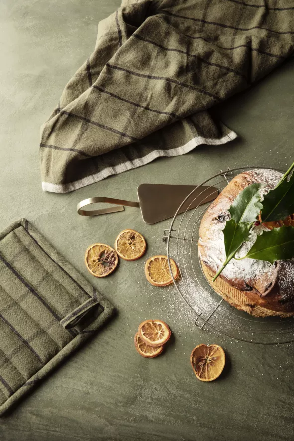 Ferm Living Hale Yarn-dyed Theedoek Faded Blue/Burgundy 10 Ferm Living Hale Yarn-dyed Theedoek Faded Blue/Burgundy - Afbeelding 10