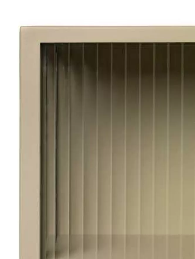 Ferm Living Haze Wandkast Reeded Glas Black 6 Ferm Living Haze Wandkast Reeded Glas Black - Afbeelding 6
