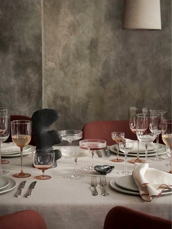 Ferm Living Host Witte Wijnglazen Set Van 2 Clear 2 Ferm Living Host Witte Wijnglazen Set Van 2 Clear - Afbeelding 2