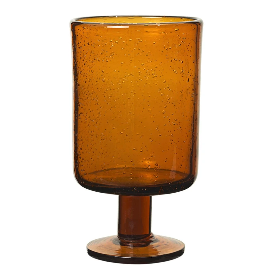 Ferm Living Oli Wijnglas Amber 7 Ferm Living Oli Wijnglas Amber - Afbeelding 7