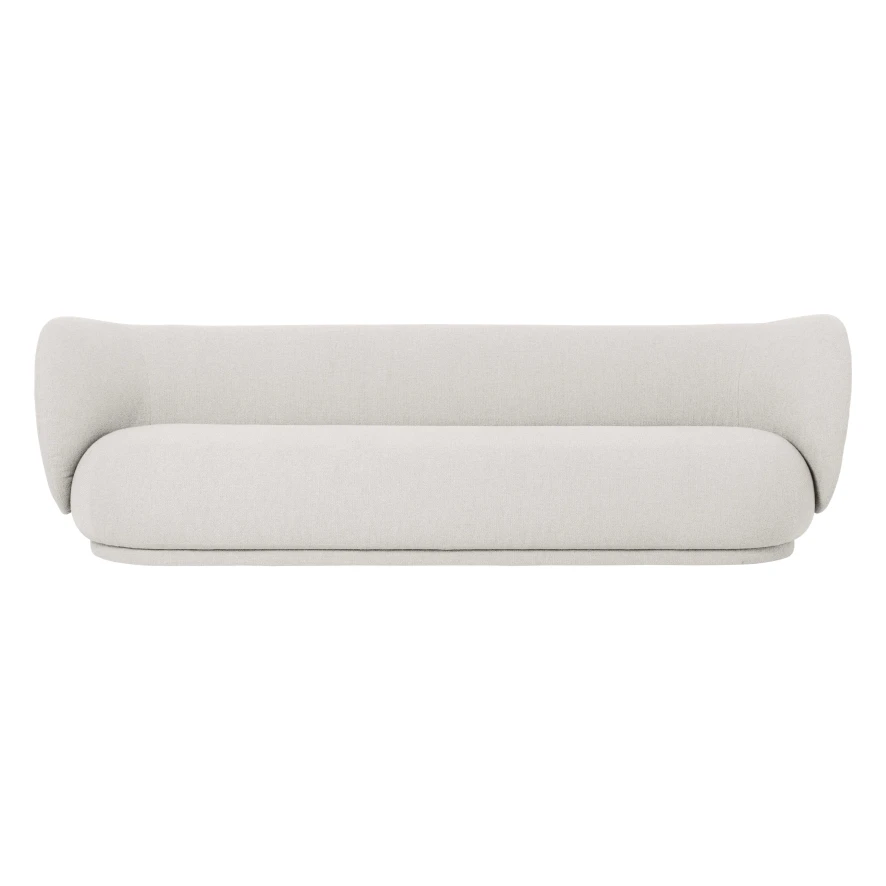 Ferm Living Rico Boucle 4-zits Bank Off White 3 Ferm Living Rico Boucle 4-zits Bank Off White - Afbeelding 3