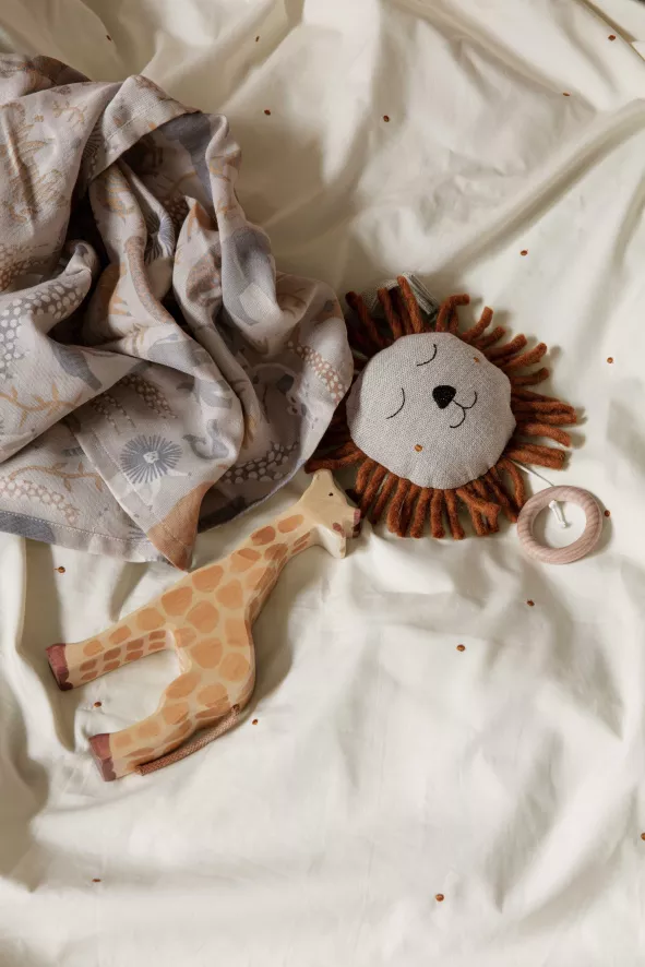 Ferm Living Safari Lion Kussen Natural 10 Ferm Living Safari Lion Kussen Natural - Afbeelding 10