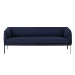 Ferm Living Turn Sofa Bank Wool 3-zits Donkerblauw