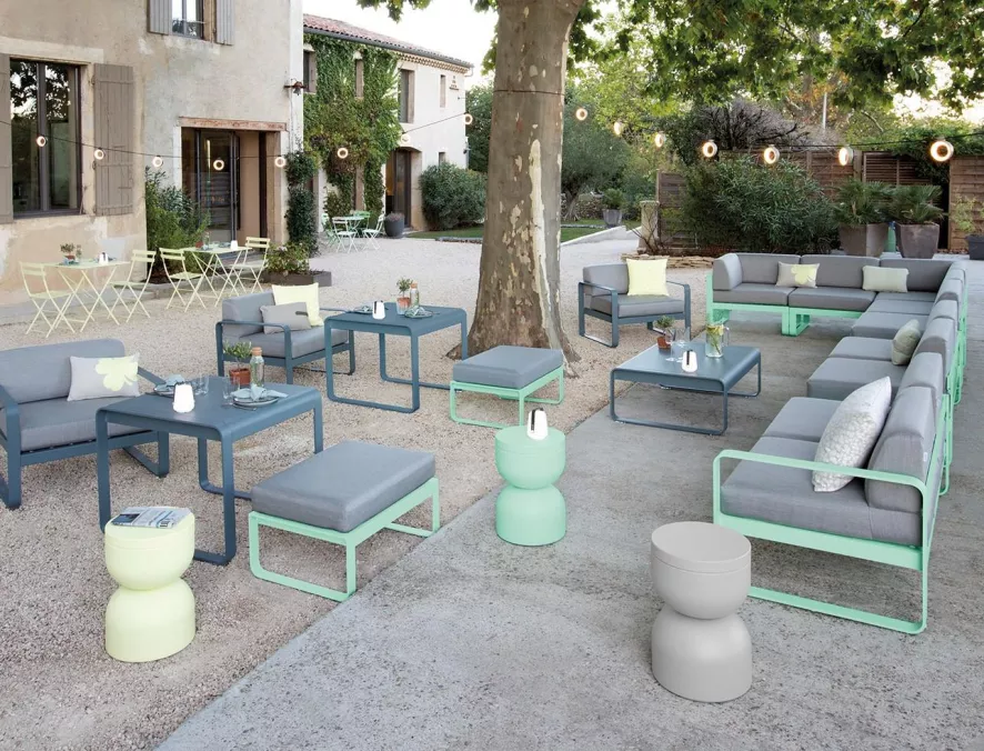 Fermob Bistro Tuintafel 71x71 Storm Grey 8 Fermob Bistro Tuintafel 71x71 Storm Grey - Afbeelding 8