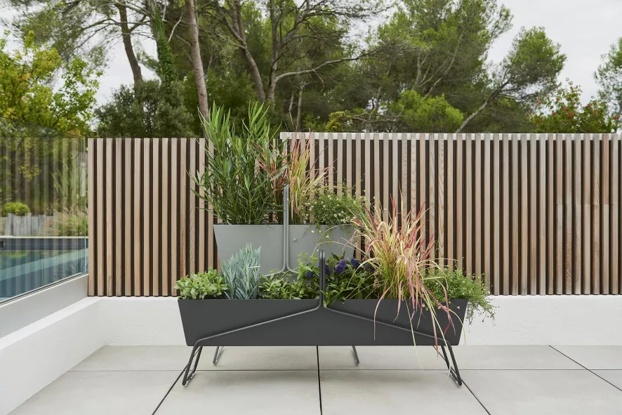 Fermob Basket Plantenbak Long Red Ochre 12 Fermob Basket Plantenbak Long Red Ochre - Afbeelding 12