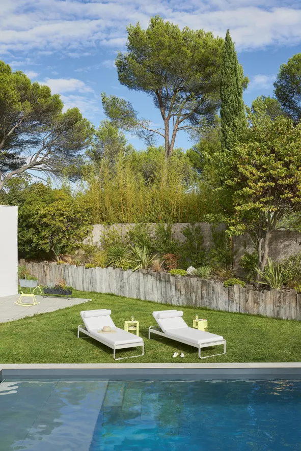 Fermob Bellevie Ligbed Kussen Flannelgrijs Cedar Green 10 Fermob Bellevie Ligbed Kussen Flannelgrijs Cedar Green - Afbeelding 10