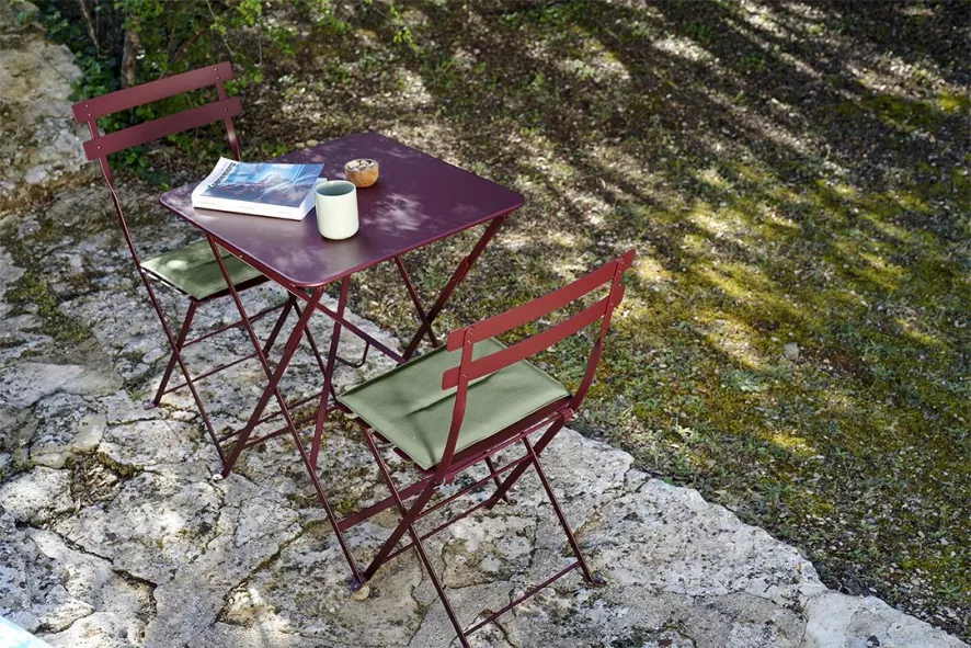 Fermob Bistro Tuintafel 57x57 Clay Grey 13 Fermob Bistro Tuintafel 57x57 Clay Grey - Afbeelding 13