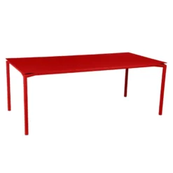 Fermob Calvi Tuintafel 195x95 Poppy