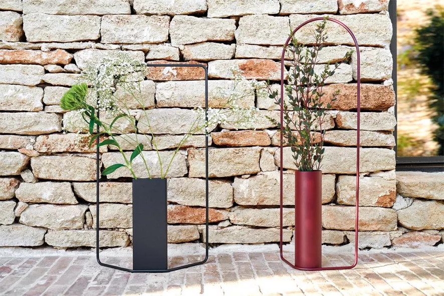 Fermob Itac Cylandrical Vaas 76cm Cactus 2 Fermob Itac Cylandrical Vaas 76cm Cactus - Afbeelding 2