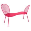 Fermob Lorette Conversation Bench Tuinbank Pink Praline