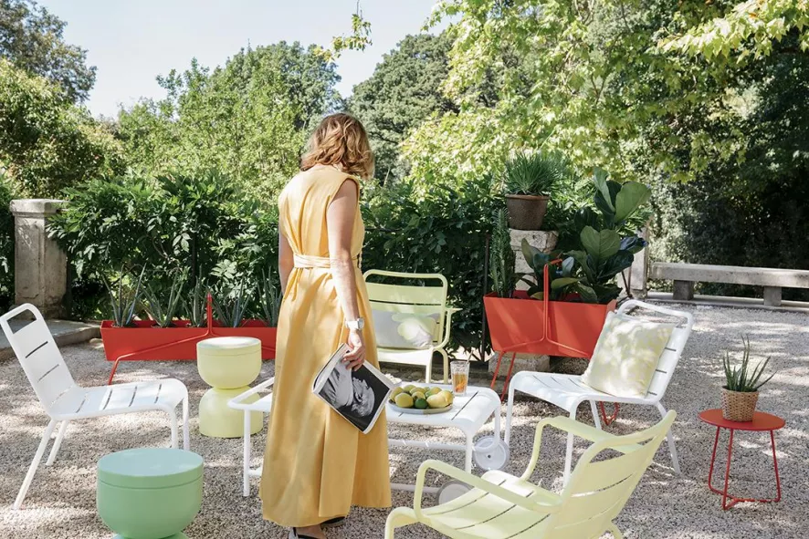 Fermob Luxembourg Lounge Fauteuil Nutmeg 5 Fermob Luxembourg Lounge Fauteuil Nutmeg - Afbeelding 5