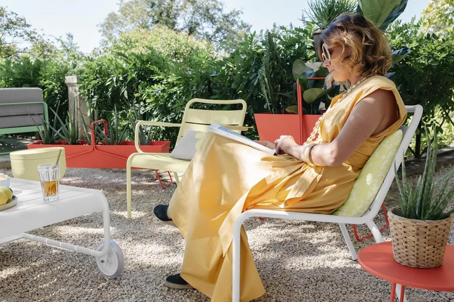 Fermob Basket Plantenbak Long Red Ochre 8 Fermob Basket Plantenbak Long Red Ochre - Afbeelding 8