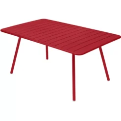 Fermob Luxembourg Tuintafel 165x100 Poppy