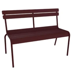 Fermob Luxembourg Tuinbank Met Rugleuning Black Cherry