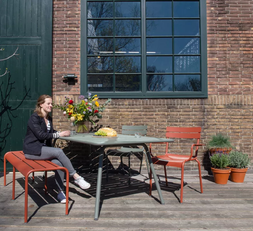 Fermob Luxembourg Tuinbank Cedar Green 8 Fermob Luxembourg Tuinbank Cedar Green - Afbeelding 8