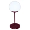 Fermob MOOON! Tafellamp H63 LED Oplaadbaar Black Cherry