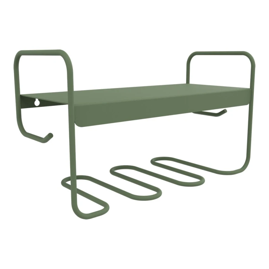 Fermob Picolino Wandplank Liquorice 2 Fermob Picolino Wandplank Liquorice - Afbeelding 2