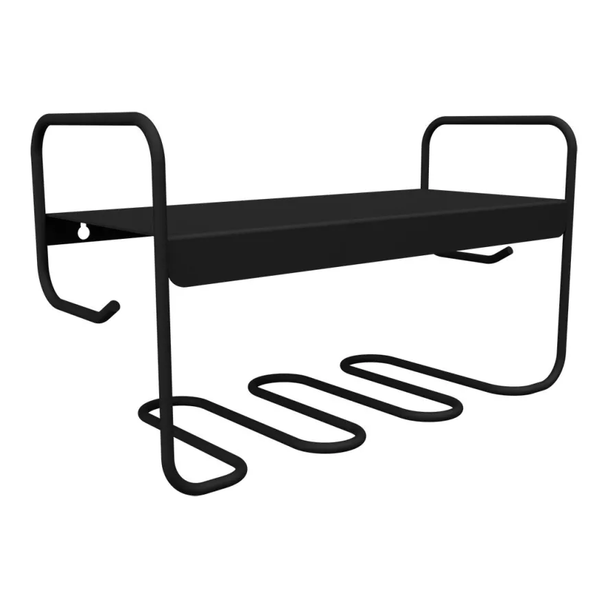 Fermob Picolino Wandplank Liquorice 1 Fermob Picolino Wandplank Liquorice