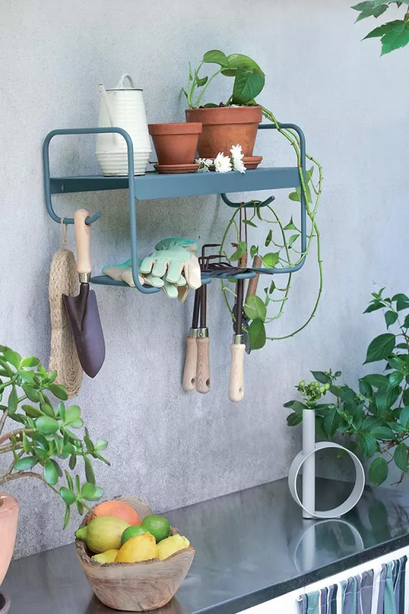 Fermob Picolino Wandplank Liquorice 5 Fermob Picolino Wandplank Liquorice - Afbeelding 5