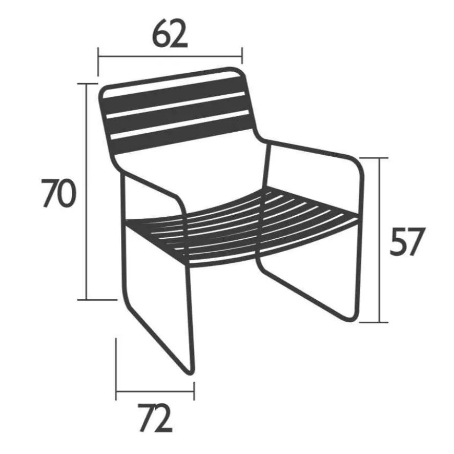 Fermob Surprising Fauteuil Liquorice 7 Fermob Surprising Fauteuil Liquorice - Afbeelding 7