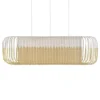Forestier Bamboo Oval M Hanglamp Wit