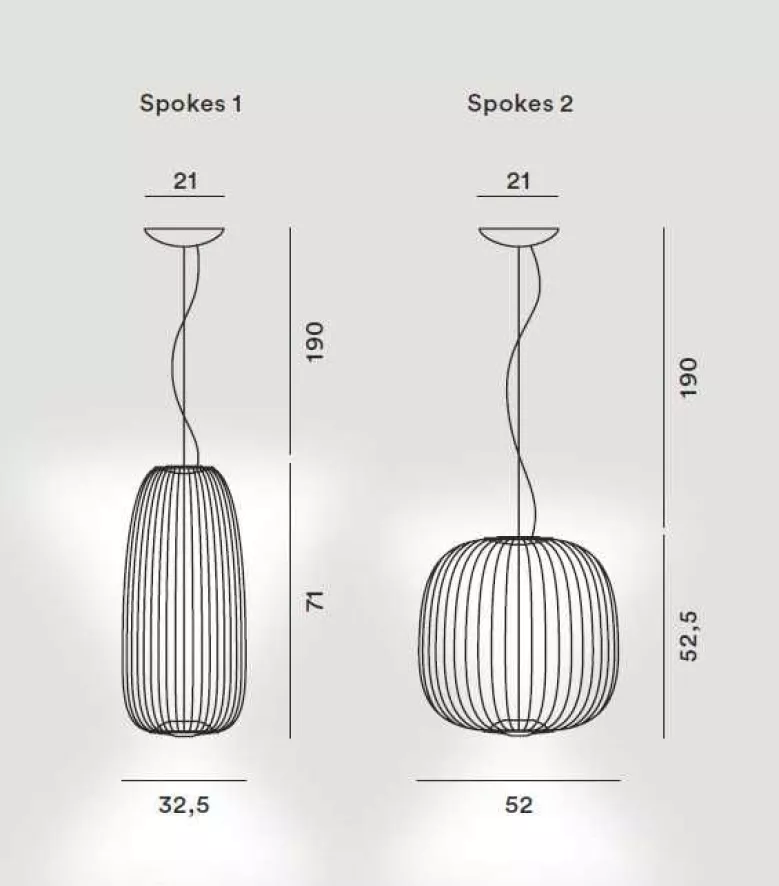 Foscarini Spokes 1 MyLight Hanglamp LED Ø32.5 Zwart 6 Foscarini Spokes 1 MyLight Hanglamp LED Ø32.5 Zwart - Afbeelding 6