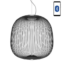 Foscarini Spokes 2 MyLight Hanglamp Ø52 LED Zwart