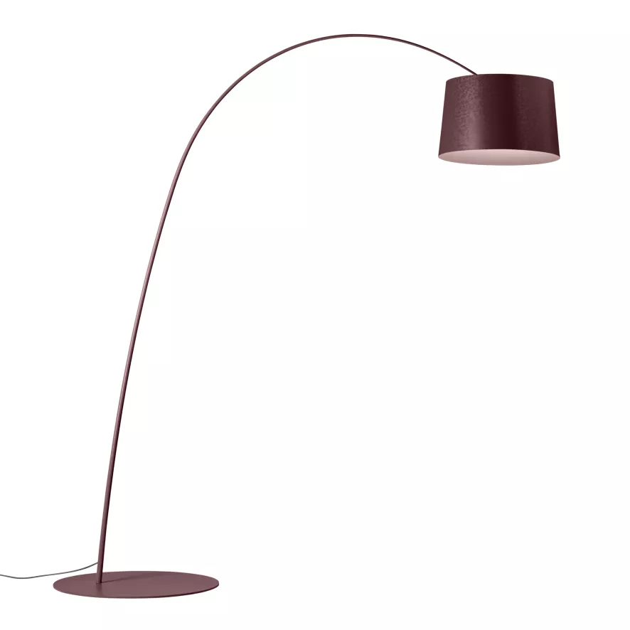 Foscarini Twiggy Booglamp LED Burgundy 1 Foscarini Twiggy Booglamp LED Burgundy