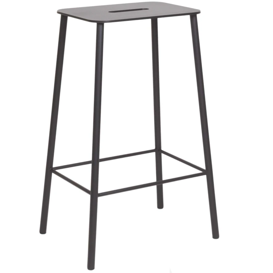 Frama Adam Mono Barkruk Buiten H65 Zwart 2 Frama Adam Mono Barkruk Buiten H65 Zwart - Afbeelding 2