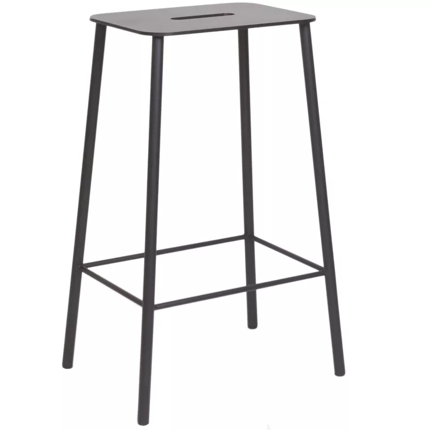 Frama Adam Mono Barkruk Buiten H65 Zwart 1 Frama Adam Mono Barkruk Buiten H65 Zwart