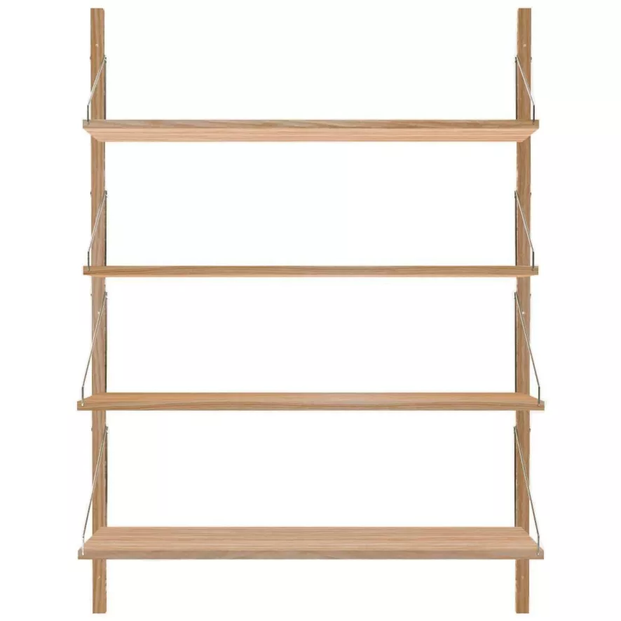 Frama Shelf Library H1148 Single Wandkast Natural Oiled 1 Frama Shelf Library H1148 Single Wandkast Natural Oiled