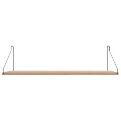 Frama Shelf Wandplank 80x20 Wit/zwart