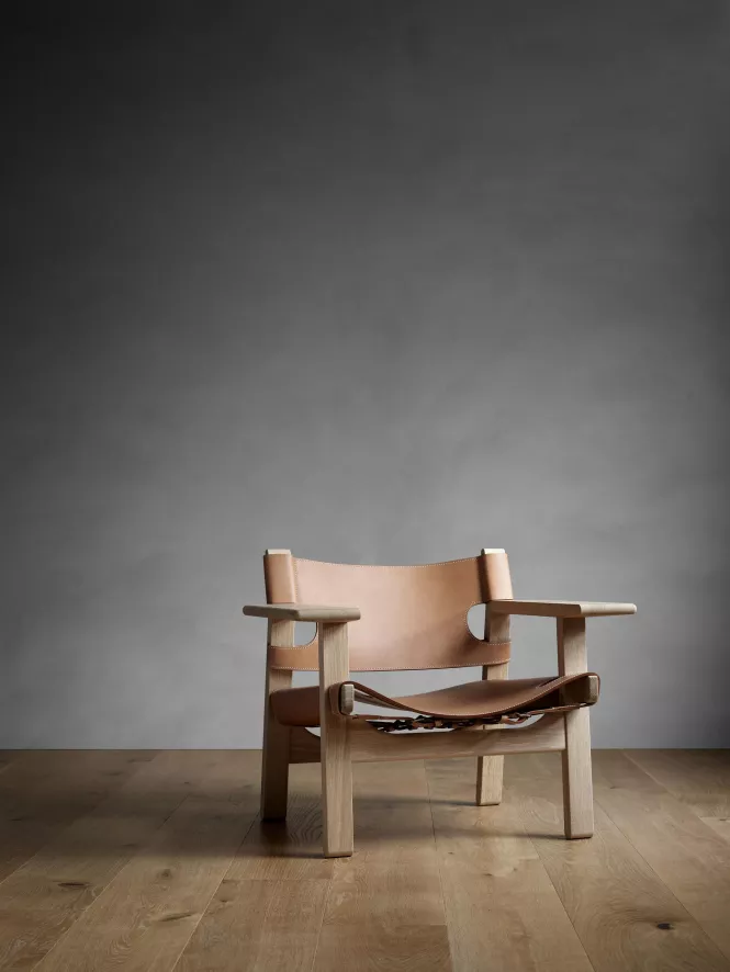 Fredericia The Spanish Chair Fauteuil Smoke Oak Oiled Black 10 Fredericia The Spanish Chair Fauteuil Smoke Oak Oiled Black - Afbeelding 10