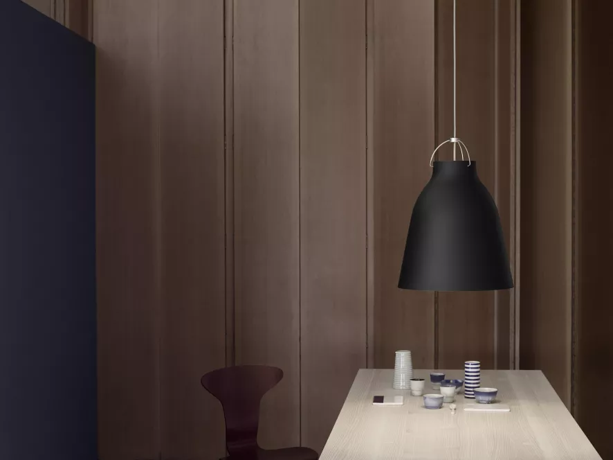 Fritz Hansen Caravaggio P3 Hanglamp Ø40 Matt Dark Ultramarine 7 Fritz Hansen Caravaggio P3 Hanglamp Ø40 Matt Dark Ultramarine - Afbeelding 7