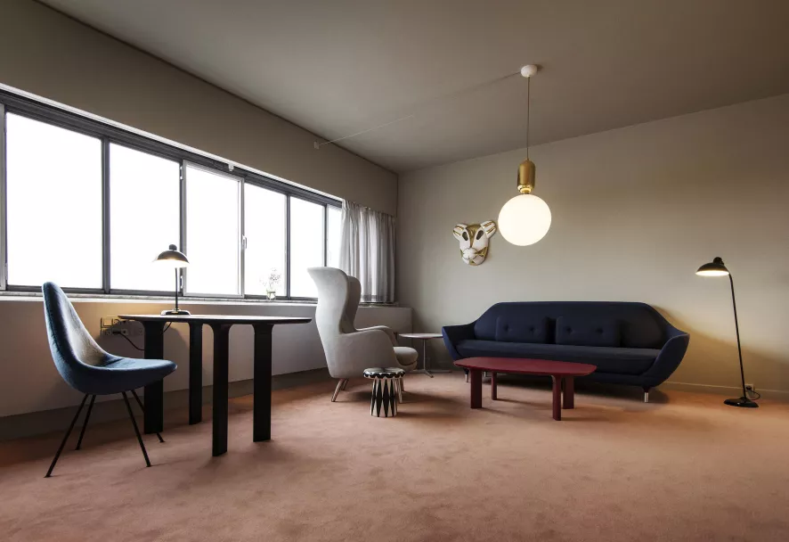 Fritz Hansen Kaiser Idell 6556-F Vloerlamp Wit 4 Fritz Hansen Kaiser Idell 6556-F Vloerlamp Wit - Afbeelding 4