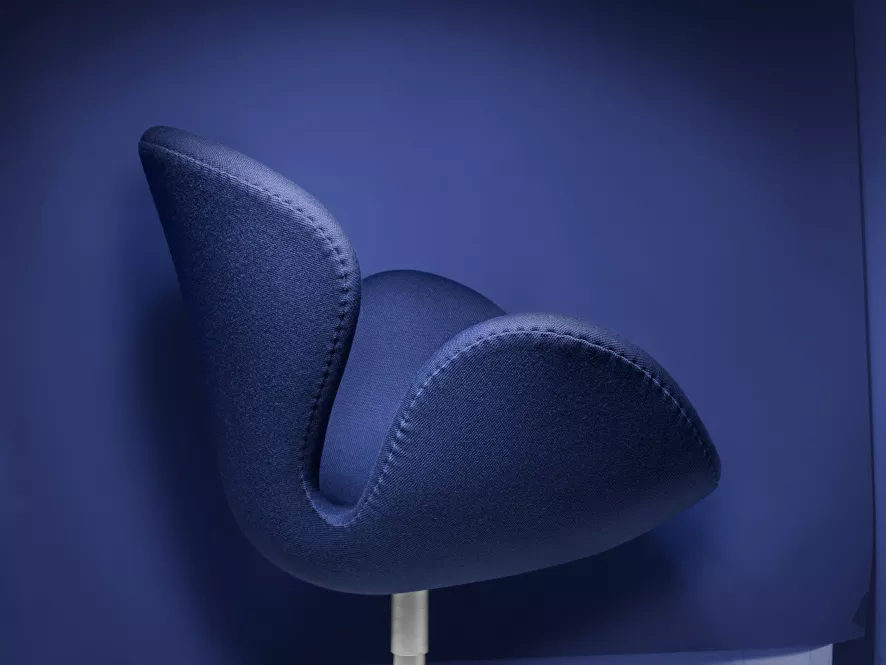 Fritz Hansen Swan Chair Loungestoel Divina 623, Polished Aluminium 7 Fritz Hansen Swan Chair Loungestoel Divina 623, Polished Aluminium - Afbeelding 7