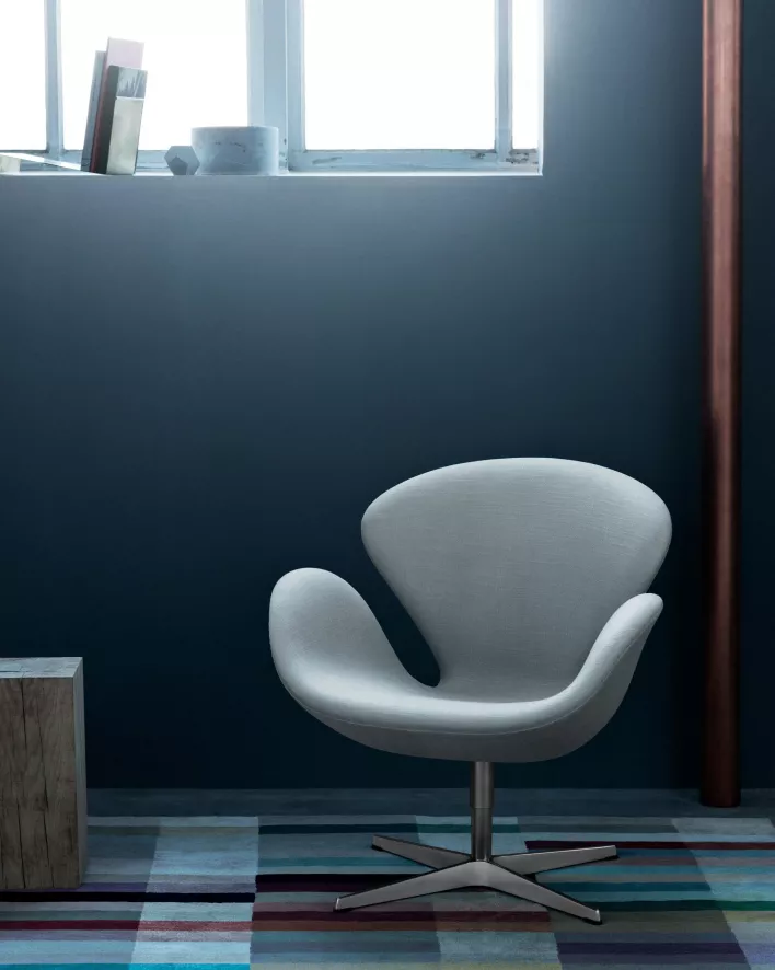 Fritz Hansen Swan Chair Loungestoel Divina 623, Polished Aluminium 8 Fritz Hansen Swan Chair Loungestoel Divina 623, Polished Aluminium - Afbeelding 8